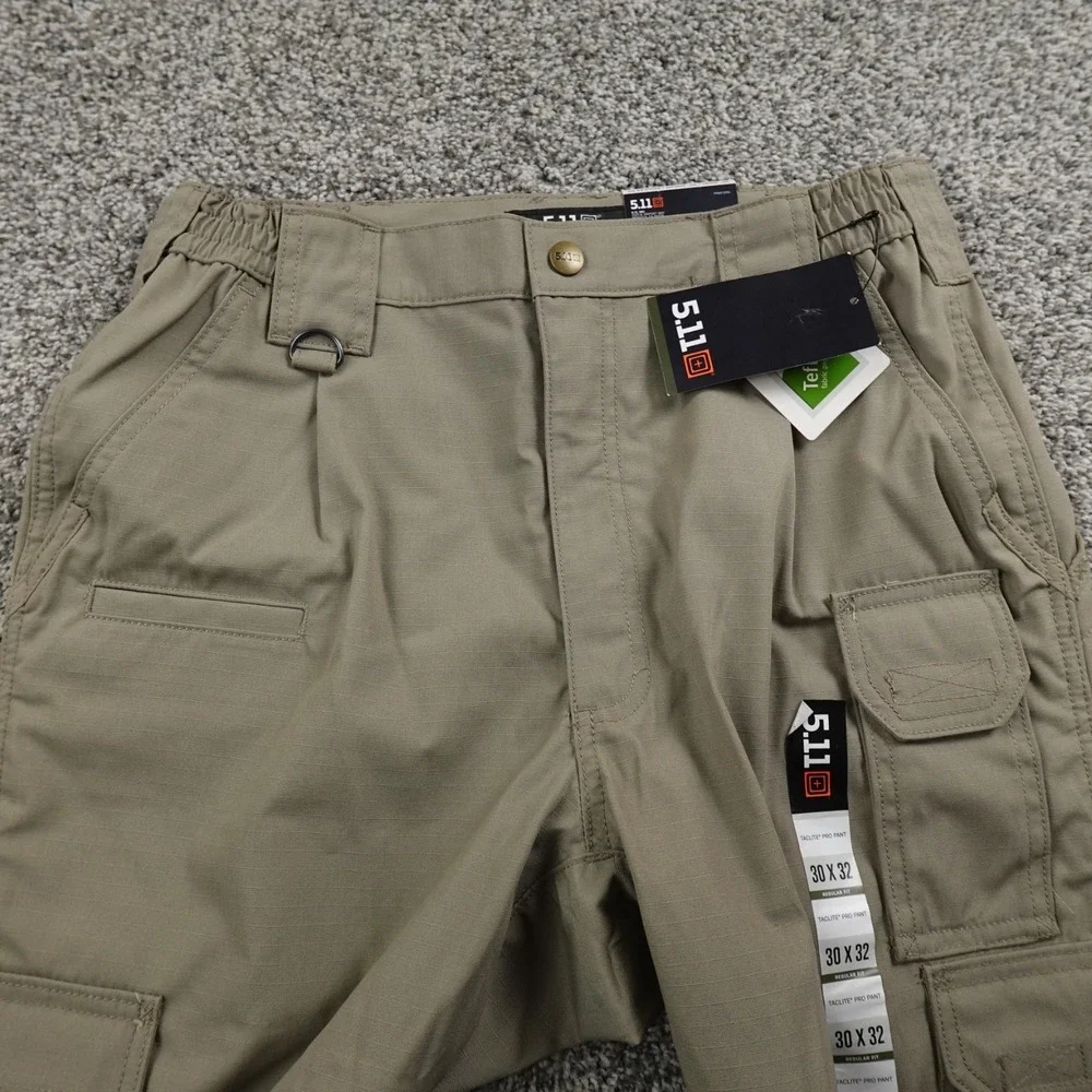 NEW 5.11 Tactical Pants Mens 30X30 Beige Taclite Pro Ripstop Cargo‎ Utility Work
